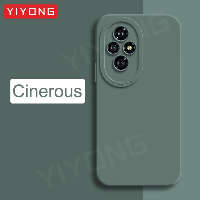 Honor200 ケース YIYONG スクエア液体シリコーンソフトカバー名誉 200