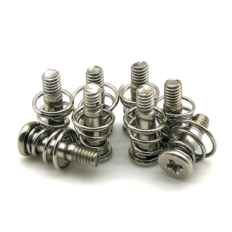 10pcs Nickel Plated GPU Graphics Card Plate Heatsink Screws Spring Screws Parts