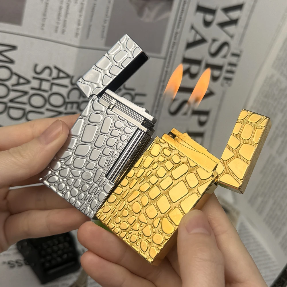 

100% латунная высококачественная прикуриватель, роскошная зажигалка Ligne 2, Парижская зажигалка, надувная бутановая зажигалка, классический звук, лучший подарок для курения
