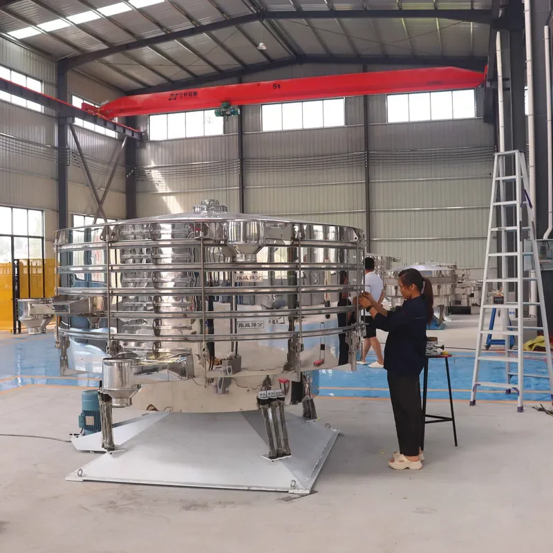 Multi-Layer Tumbler Vibrating Sieve Powder Sieving Sifter Precision Screening Anti-Sticking Vibratory Screen Separator