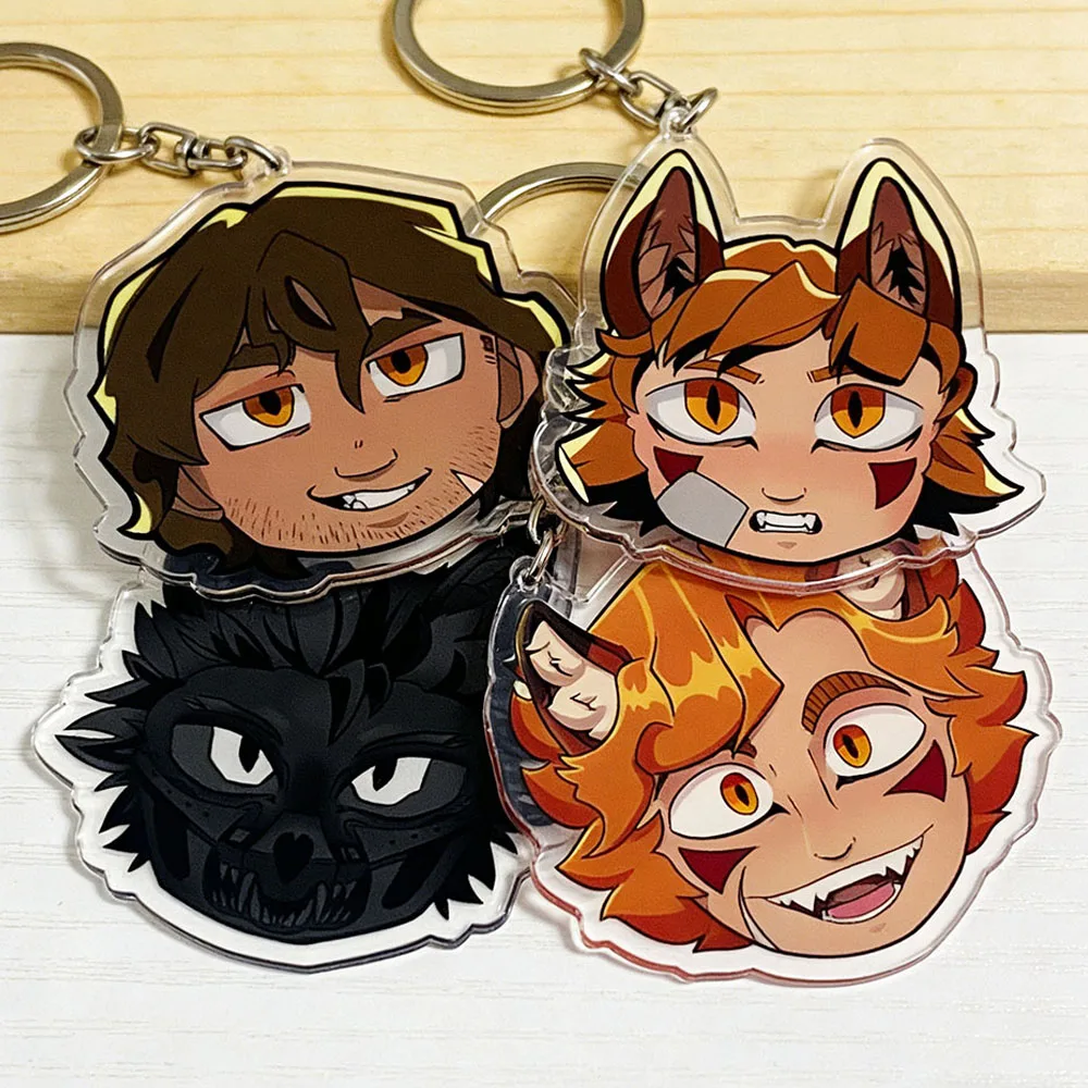 YKMET Keychain Accessories Bag Keyrings Jewelry Manga Fans Gifts