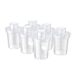 Set of 6pcs Baby Formula Dispensers Portable Milk Powder Container Storage Box