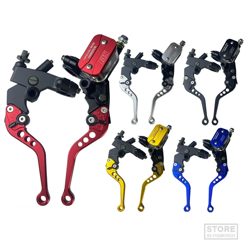 

Motorcycle Brake Pump Cylinder Hydraulic Brake Lever For Dirt Pit Bike ATV Quad Moped Scooter Buggy-Go Kart 1 Pair