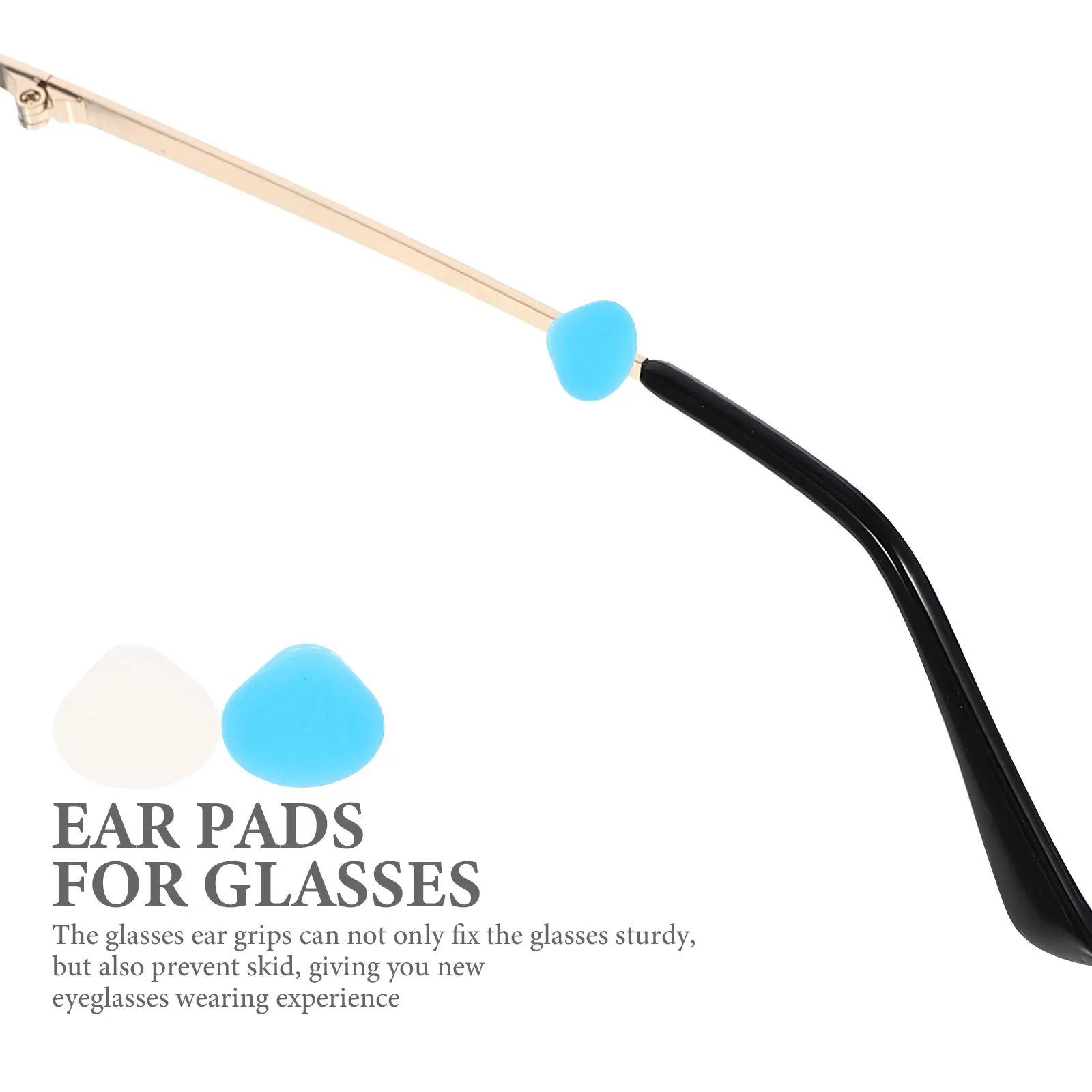 

14Pairs Glasses Ear Grips Silicone Nonskid Eyeglass Retainers Flexible Anti-Slip Ear Hooks for Running Sports Kids Eyeglass