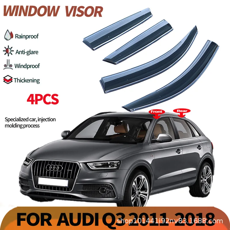 

Suitable for Audi Q3 rain shield rain eyebrow AUDI Q3 85u 2011-2018 Window visor