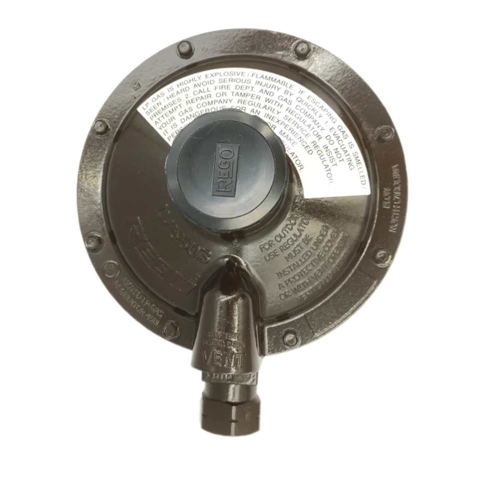 REGO LV5503B8 Regulator Burner Pressure Reducing Valve LPG Regulating Valves for Multiple Cylinder Installations 52 kg/h