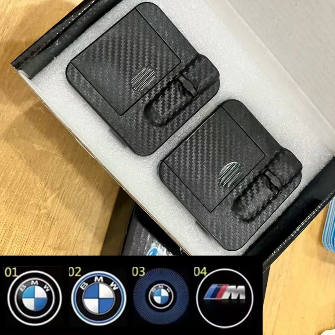 

2PCS car door LED welcome light wireless light induction lamp is suitable for BMW M1X1 X2 X3 X4 X5 X6 X7 car lamp accessories.