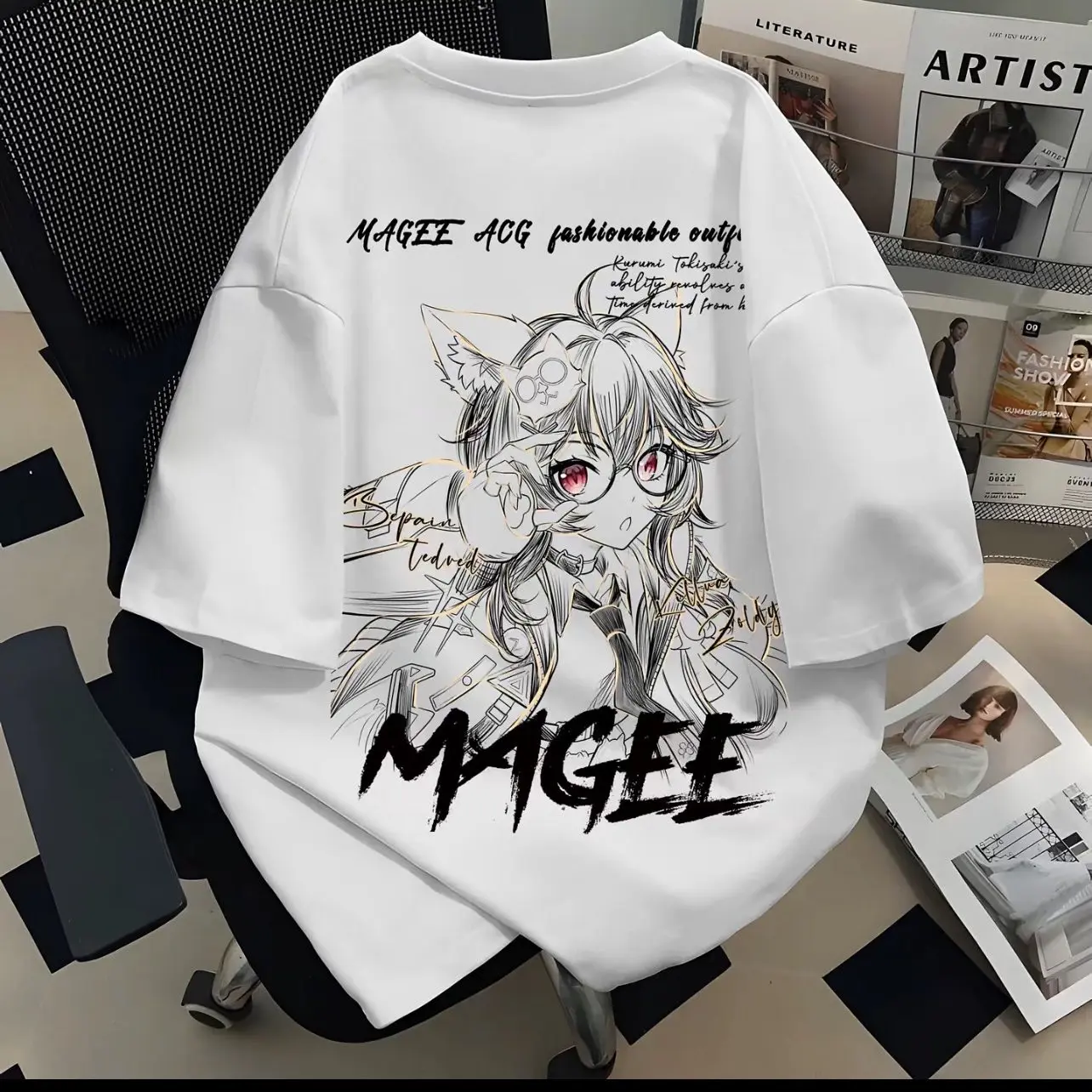 Anime Neverness To Everness Nanally‌ T Shirt Men Women Casual Short Sleeve Tee Shirt Unisex Fashion Aesthetic Trend Y2K T-shirt