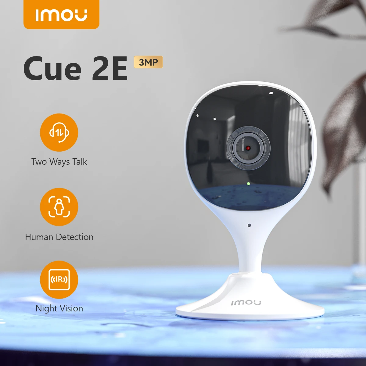 

IMOU Cue 2E 3MP Wifi Camera Baby Monitor Camera Human Detection Compact Smart Night Vision Camera Indoor Mini Surveillance