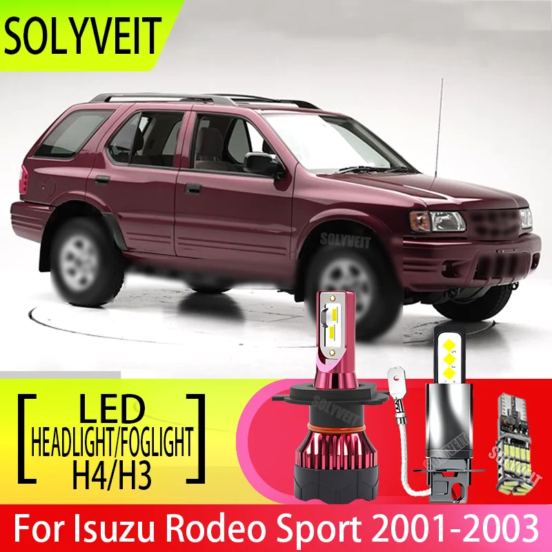 

Night Driving Safety H4/9003 H3 LED Headlight Dual Beam Foglamp Kit Car Lihgt Bulb Upgrade FOR Isuzu Rodeo Sport 2001 2002 2003