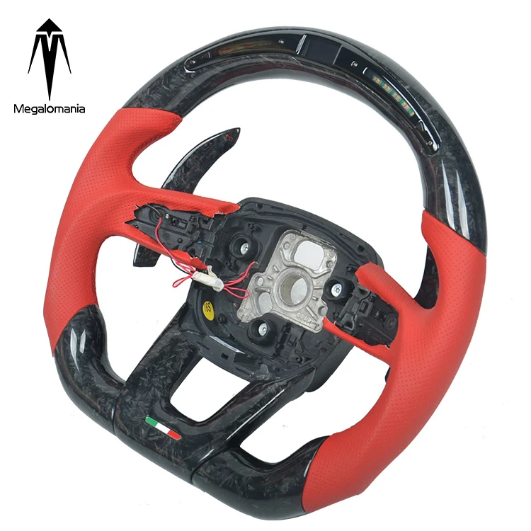 

Custom Alcantara Carbon Fiber Steering Wheel for Lamborghini URUS HURACAN LP550 LP560 LP570 Racing Wheel Convertible