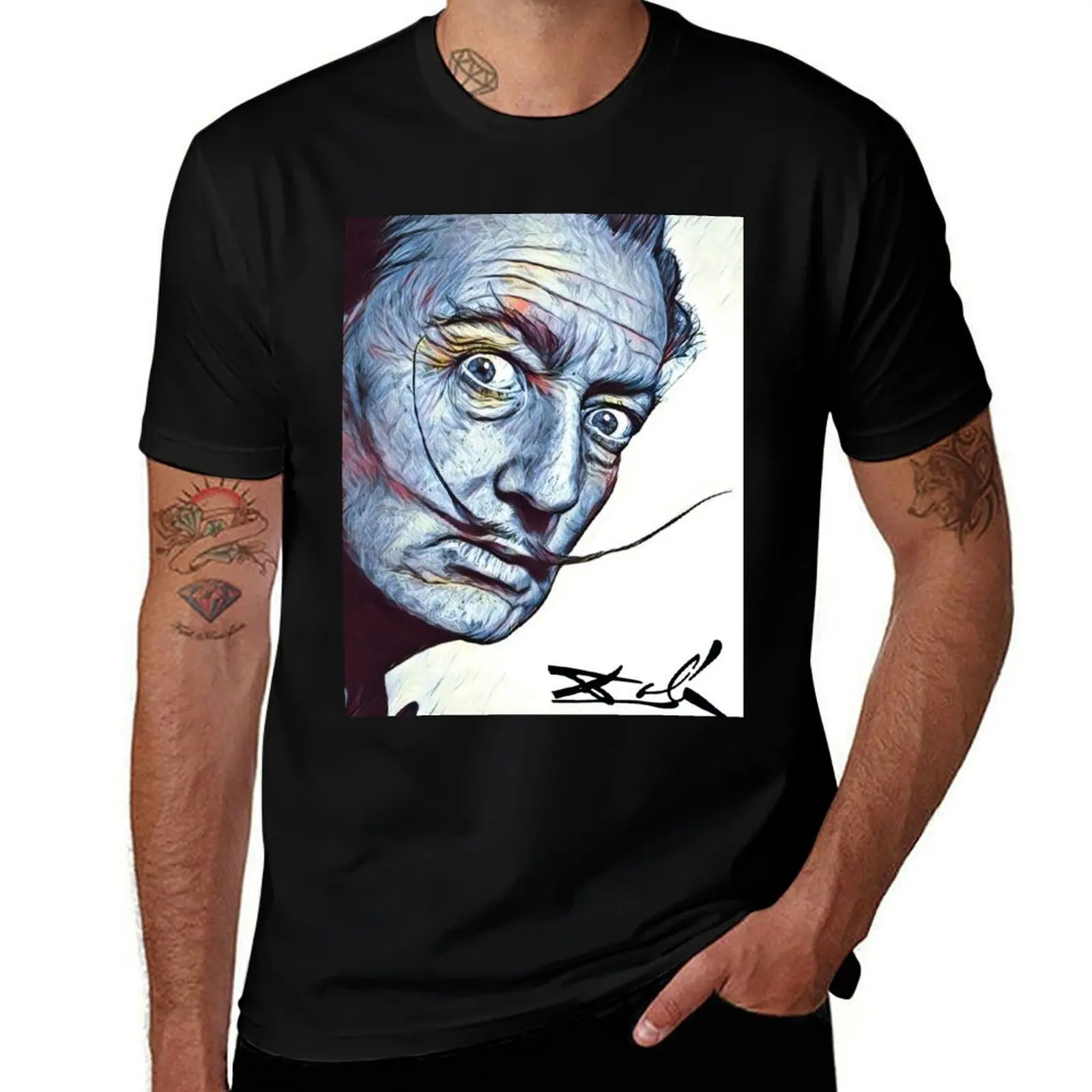

Salvador Dali - Weird Look T-Shirt man t shirt luxury anime t shirts oversize man t shirts graphic T-Shirt