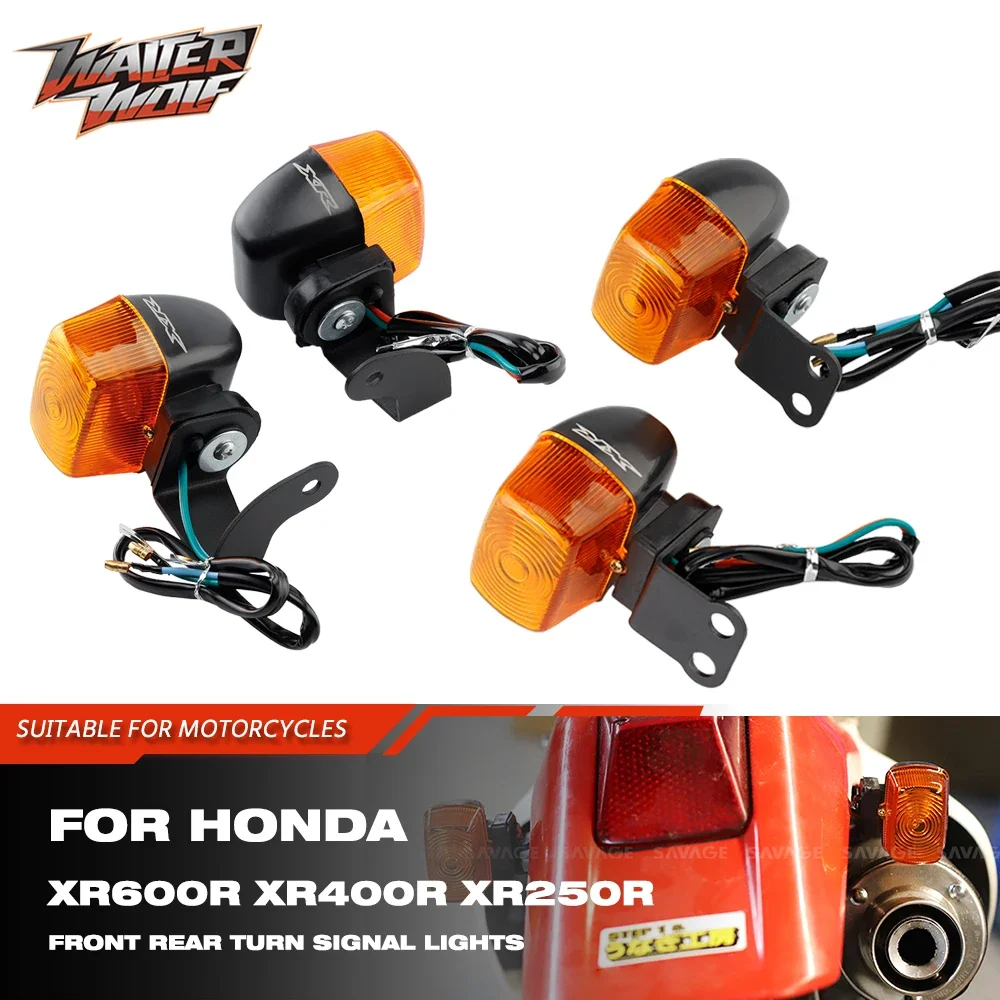 XR400R XR250R XR600R Włącz kierunkowskaz dla HONDA XR 600R 400R 250R Akcesoria motocyklowe Przedni tylny migacz Lampka kontrolna LOGO