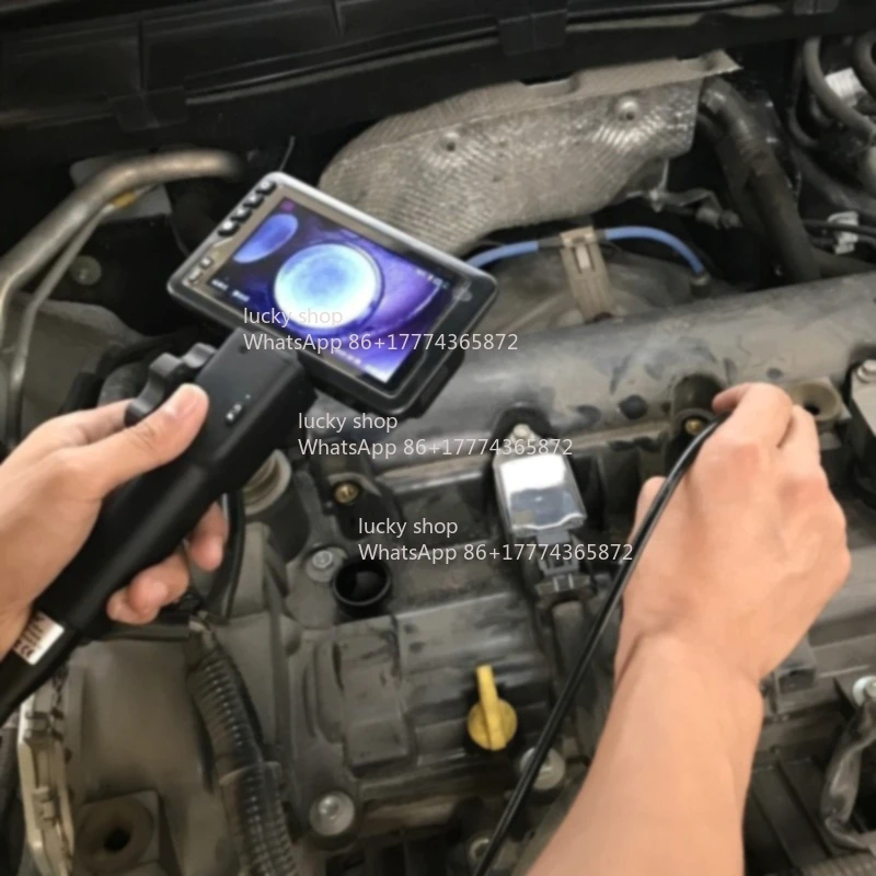 High Temperature 360 Degree Lens Rotation To Endoscope F408B/405B Industrial Pipeline Automotive Bottom Inspection Mirror 618B
