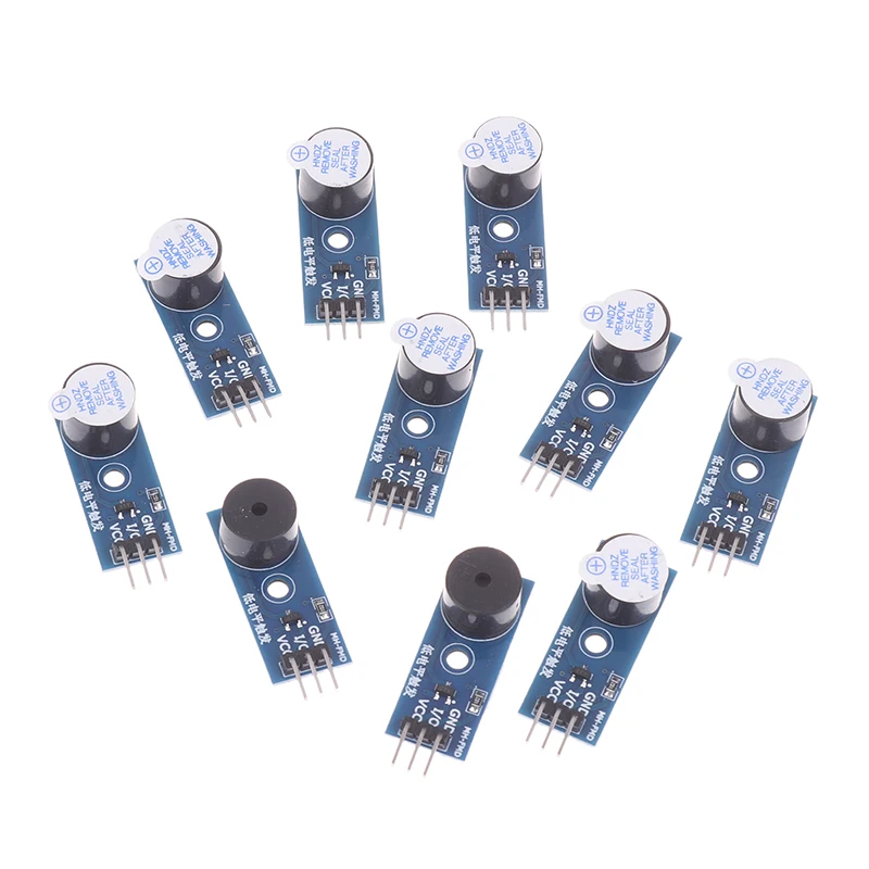 Hot Sale Active Passive Buzzer Module For , 5V Low Level Trigger, Compatible With Raspberry Pi ESP32, High Quality DIY Kit