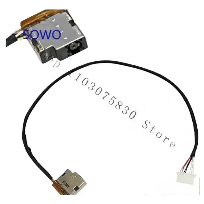 € DC Power Jack with Cable Socket Plug Connector Port for  Stream 14-AX 14-DS 15-CS/CW 799750 -F23 799750 -S23 799750 -Y23