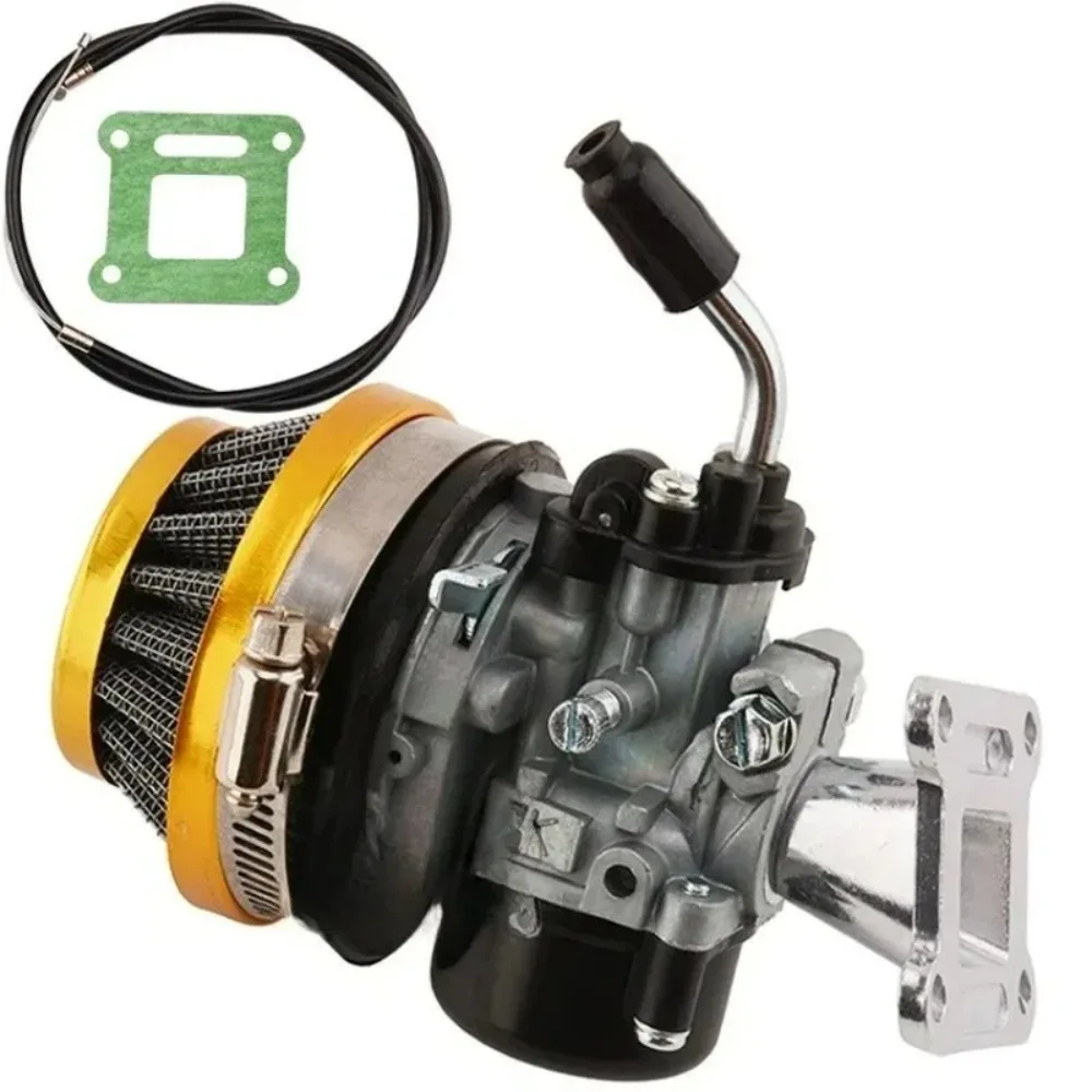 With Intake Pipe Air Filter for Mini Moto Dirt Pocket Bike ATV 37 49 50 80 Cc Parts Water Cooled 2 Stroke Carburetor