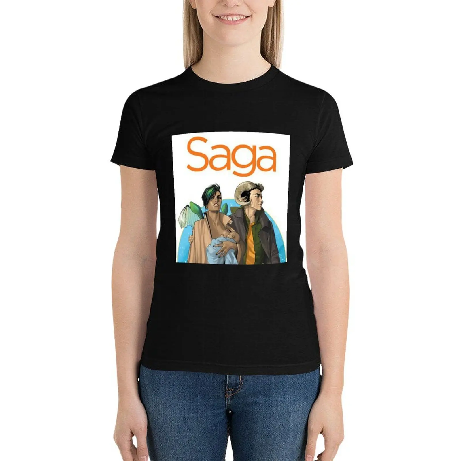 Saga - Comic T-Shirt tees anime clothes woman t shirt