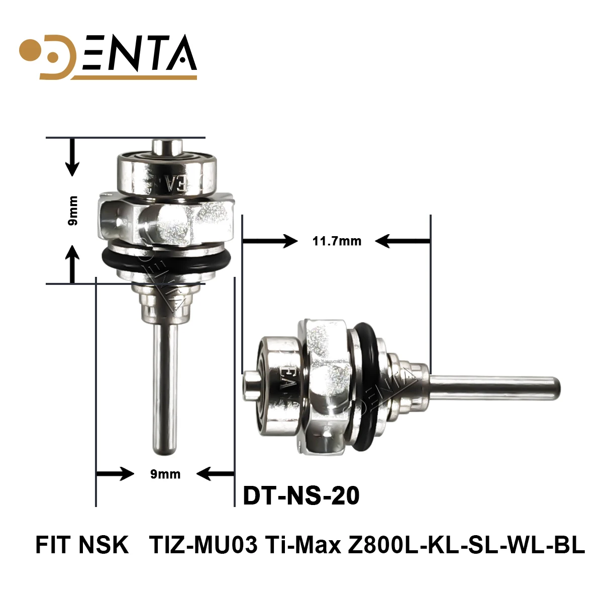 Turbinenkartusche/Rotor passend für NSK Ti-Max Z800L / Z800KL / Z800SL TiZ-MU03