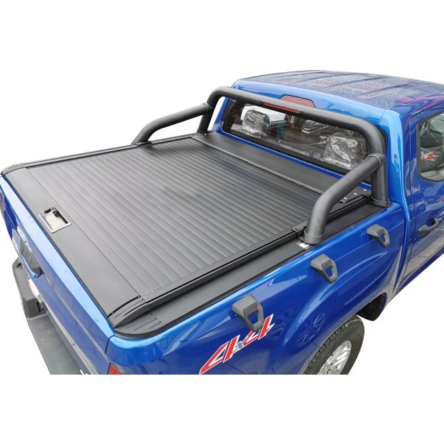 

TRUCK BED RETRACTABLE TONNEAU COVER for NAVARA (2005-2014) D40 LOCKABLE ROLLER UTE TRAY COVER
