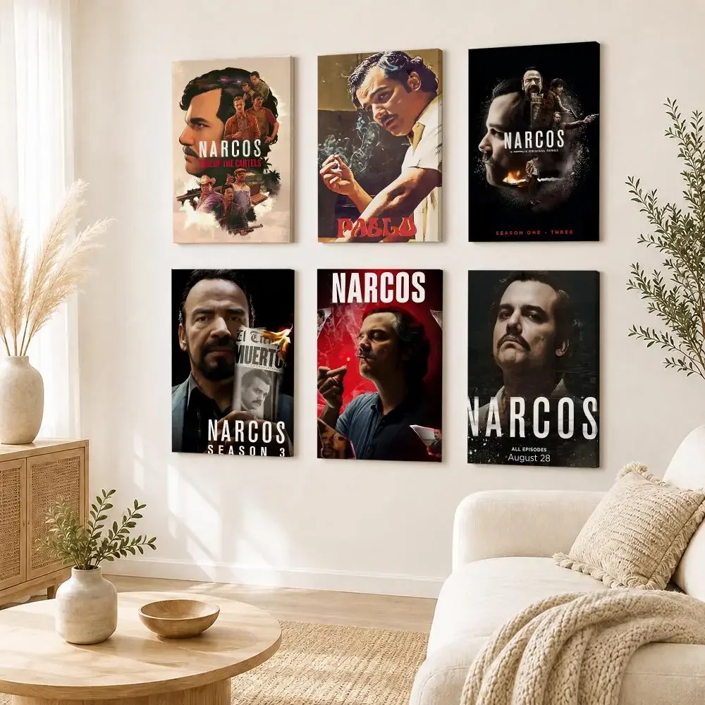 Hot Movie Lord Pablo Escobar N-Narcos Mugshot  Poster Self Adhesive Aesthetic Art Picture for Living Room Home Decoration Gift