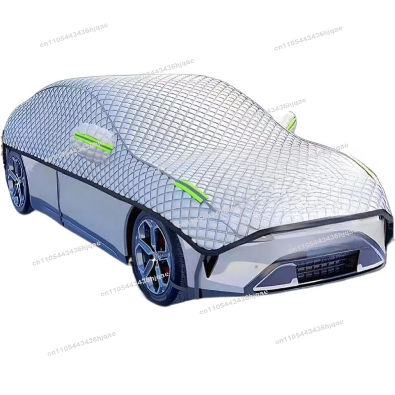 Car Cover, Sunshade, Universal in All Seasons, Snow Cover, Sunscreen, Antifreeze, Half Body Thickened Universal