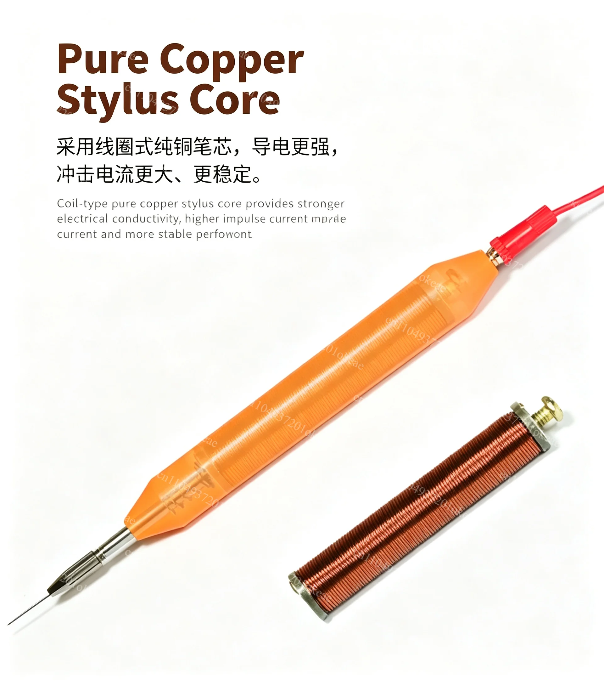 ST-1 Handheld EDM Metal Engraving Pen, Two-color Micro Electric Engraving Tool for Die Marking