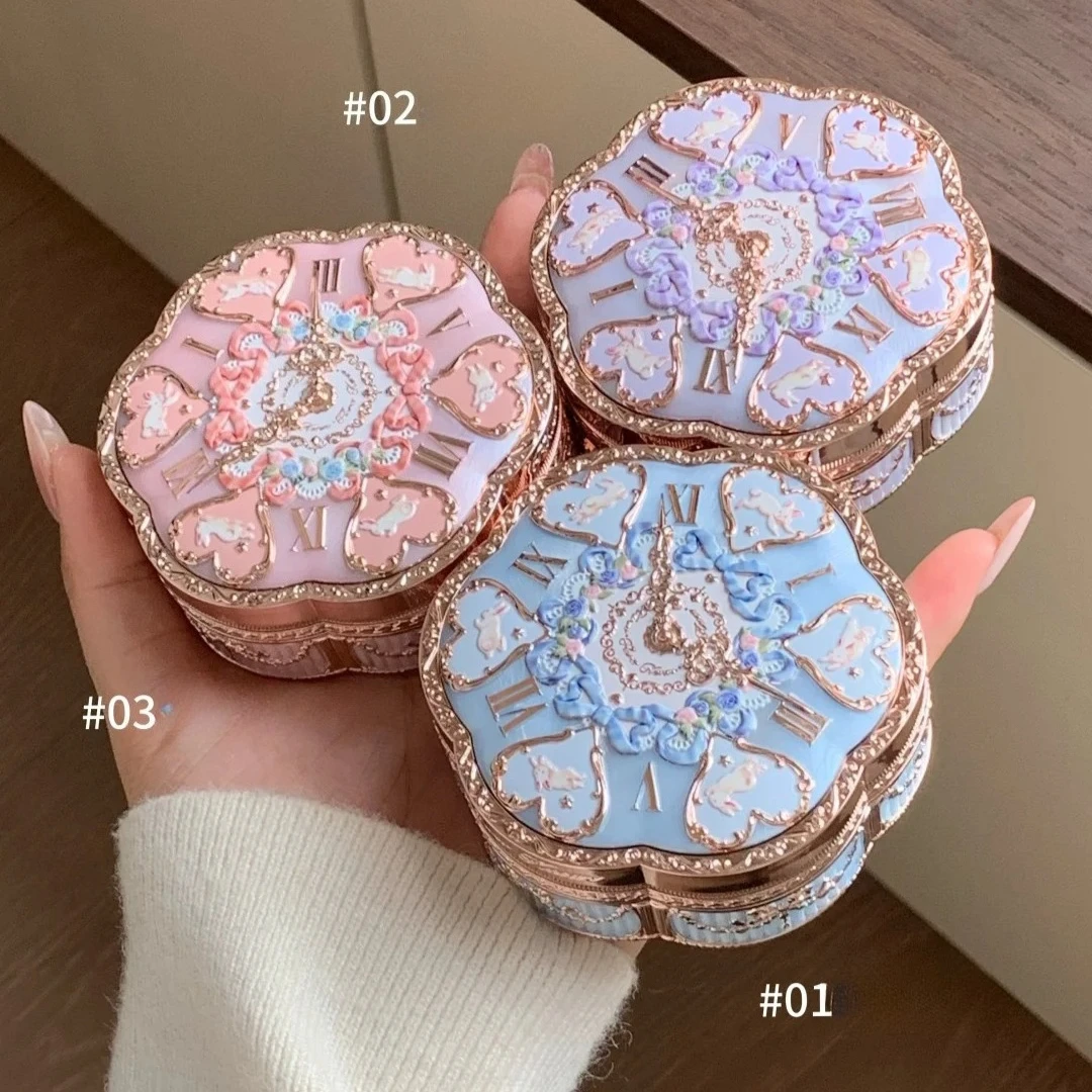 Flower Knows Makeup Base Garden Air Cushion Foundation CC Cream Skin Friendly Concealer Makeup Moisturizing Natural Coverage