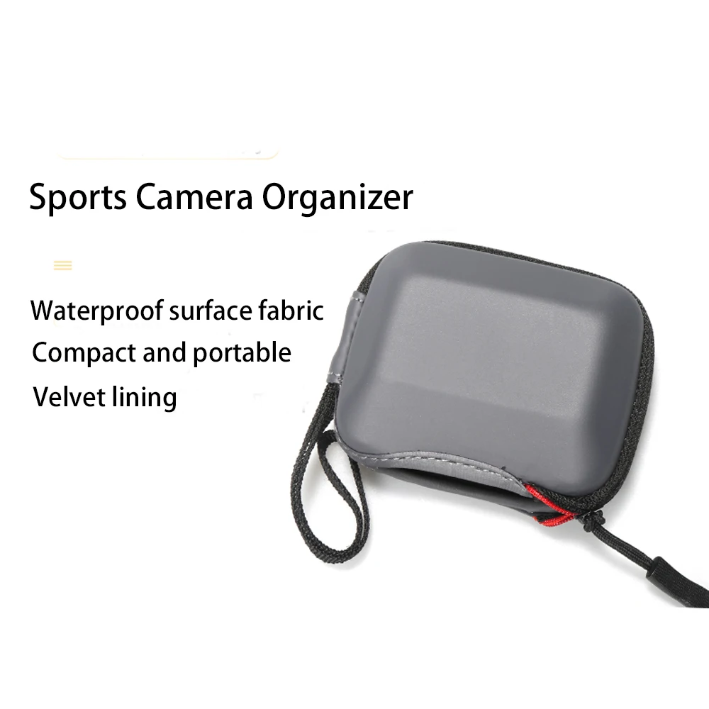 Waterproof Case Mini Protective Bag For Sport Camera EVA Storage Box For DJI Osmo Action 4/3 and Go12/11/10/9 Accessory