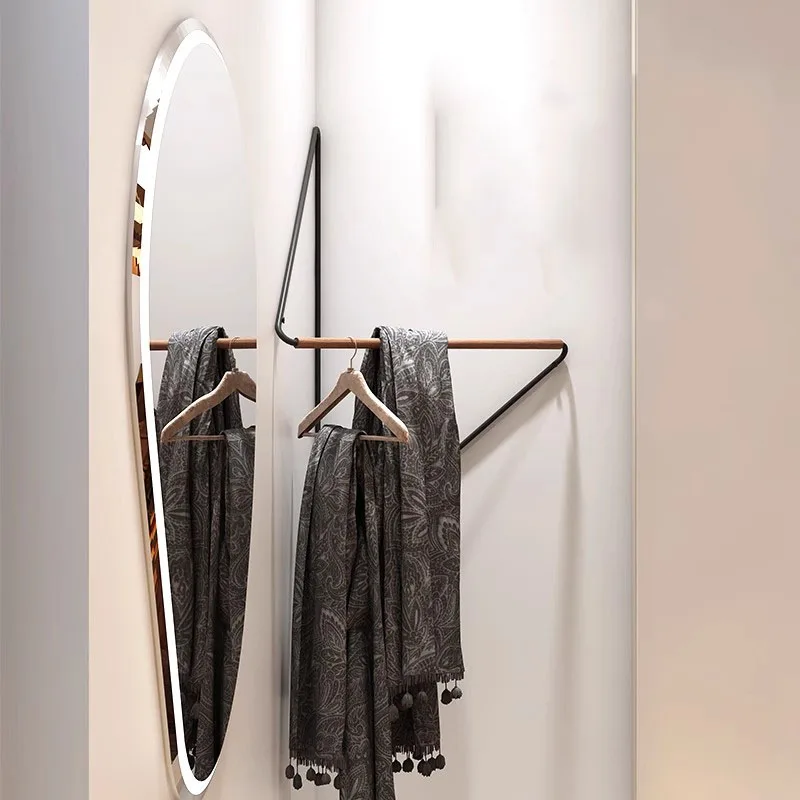 Portable Display Coat Racks Modern Metal Pants Rail Hanging Coat Racks Living Room Minimalist Porte