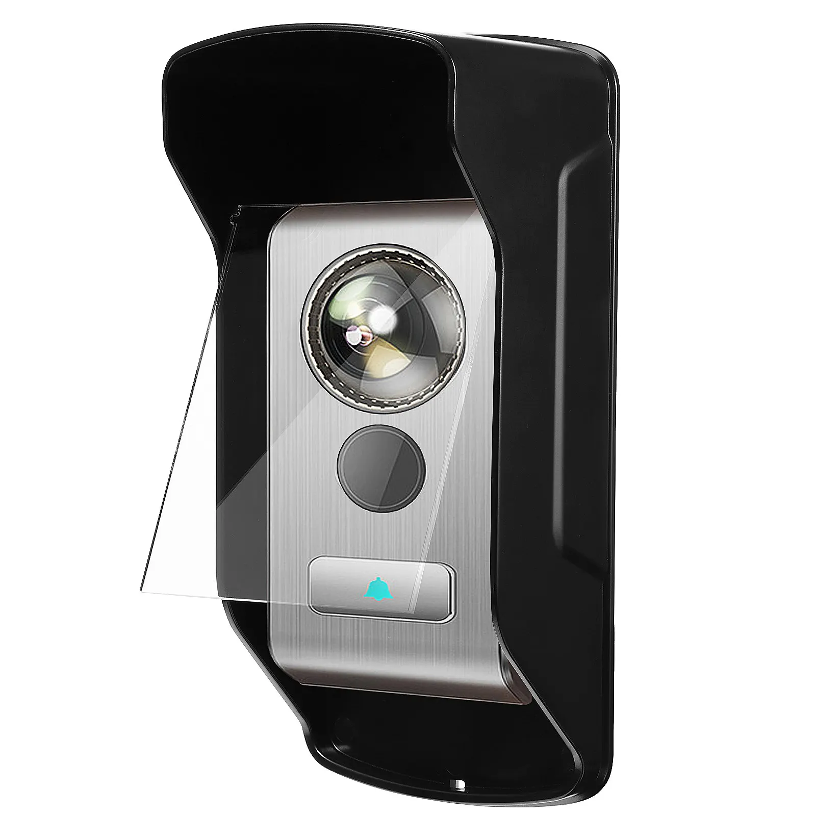 

Face Recognition Attendance Machine Acrylic Rainproof Cover Durable Clear Front Doorbell Protector Outdoor Keypad Cover