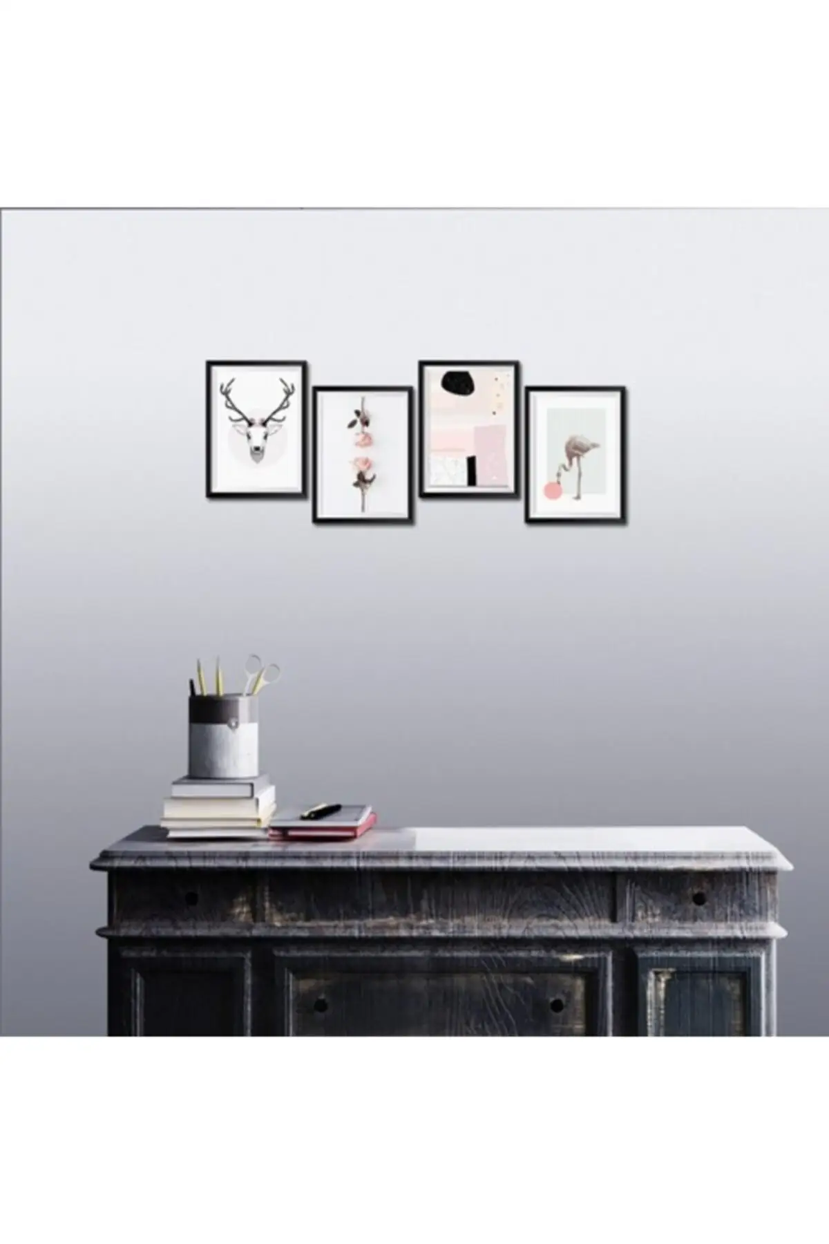 4-piece Mdf table DKD136