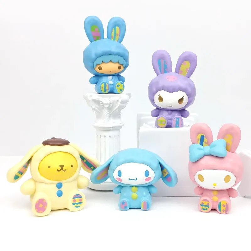 Figurka Sanrio z serii Kulomie Melody Tutu, figurka niespodzianka, lalka z kreskówki, ozdoba, lalka do automatów, jajko niespodzianka.