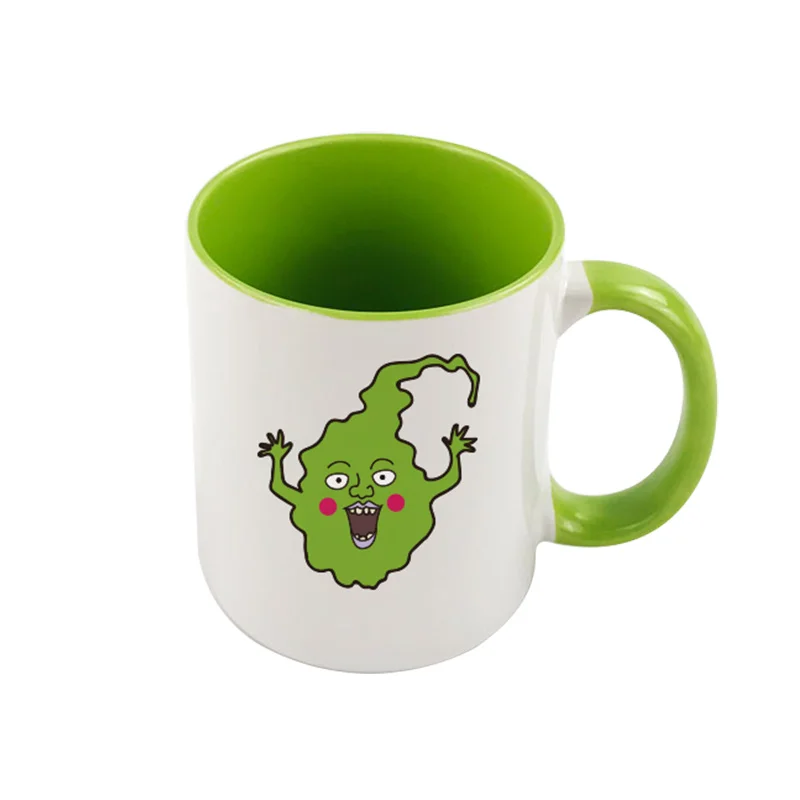 Anime Mob Psycho 100 Mobu Saiko Hyaku hoyuelos Cosplay agua vidrio dibujos animados Taza de cerámica ornamento accesorio marca taza mascota recuerdo