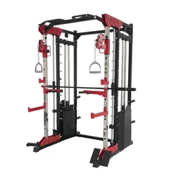 Hot Selling Cable Crossover Trainer Smith Machine Multi Functional Commercial Power Squat Rack Cage Home Gym Smith Machine