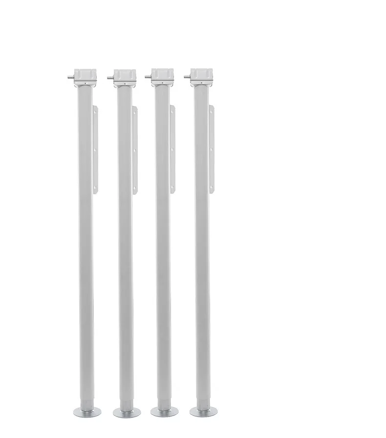 Set of 4 Steel Manual Jacks for Four Corners Camper Trailer Manual Mechanical Jacks for Parts & Accessories