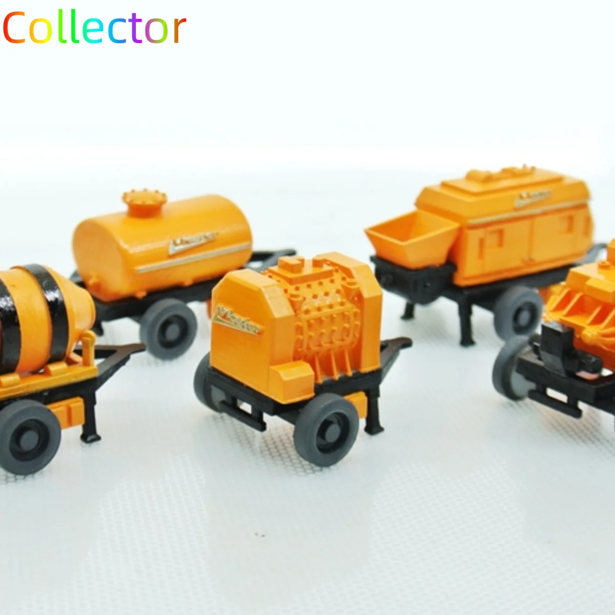 1: 64 manual vehicle model simulation road maintenance equipment cement concrete mixer truck scene decoration