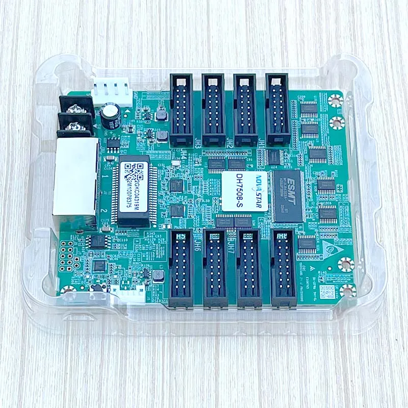 Novastar DH7508-S приемная видеокарта, настенный контроллер для наружного и внутреннего освещения, экран дисплея RGB HBU75, полноцветный модуль