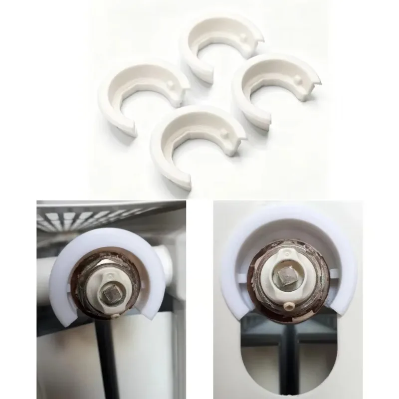 4Pcs Radiator Side Panel Cover Clamp Socket Clip Replacement Household 562454 for Brotje Heating System Radiator Fastener