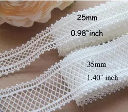 Width: 25mm & 35mm Brief Design Polyester Lace Garment Fabric Laces Sewing Accessories Lace Trims(ss-859)