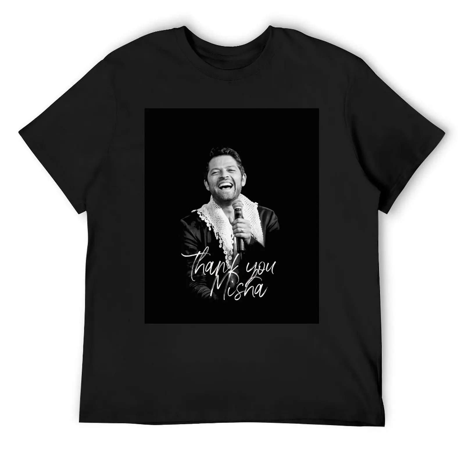 Thnk You Misha T-Shirt rapper graphic tees plus sizes graphic shirts Men's t-shirt