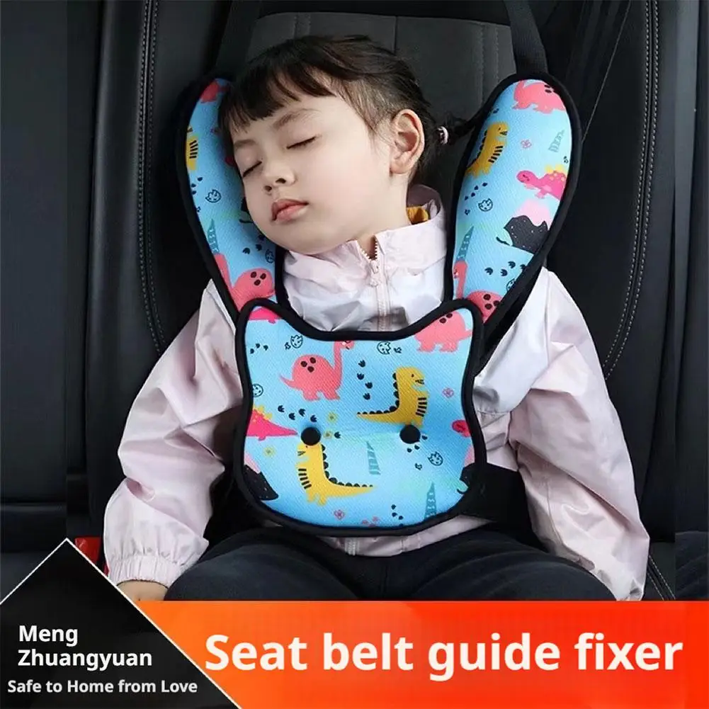 

Child Seat Belt Portable Kids Car Safety Belt Adjustment Limiter Baby Shoulder Cover Prevents Choking Anti-Neck For Kids Sa H6J8