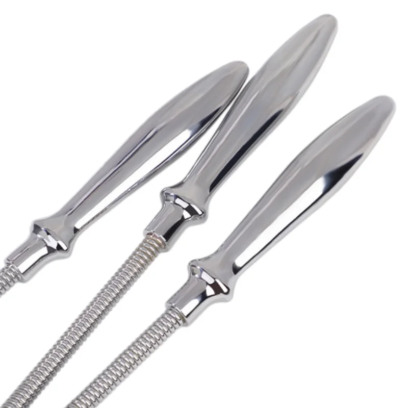 Erotic Metal Whip Spanking with Fetish Paddle Slave Spanker for Couple BDSM Cosplay Games Flirting Sex Toys - view 4