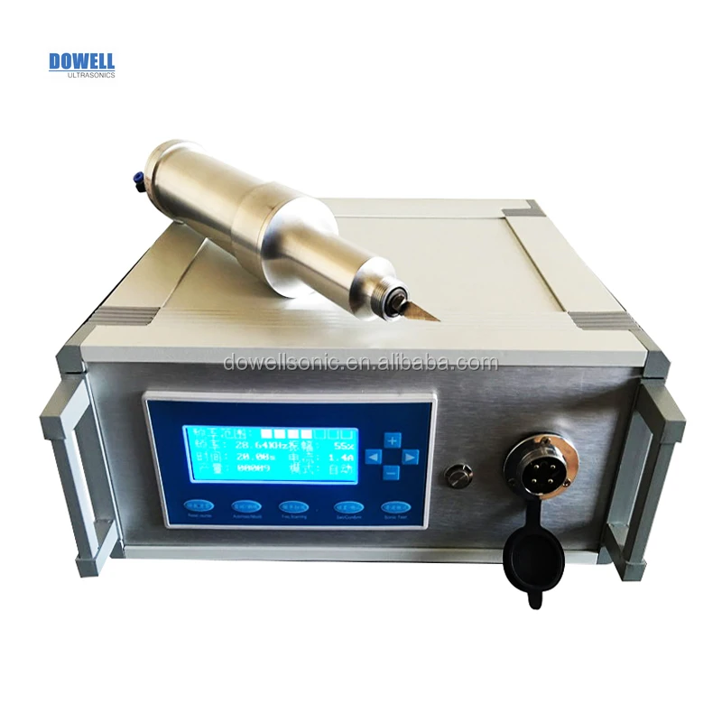 

Ультразвуковой станок для резки пластика DW-C28-800-D 28k с цифровым генератором AR