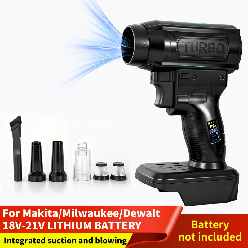 سيارة العنيفة منفاخ الهواء قوية يده توربو مروحة نفاثة عالية السرعة 40 مللي متر فرش السيارات التوجه 500 جرام غسيل السيارات مسدس هواء أدوات مجفف