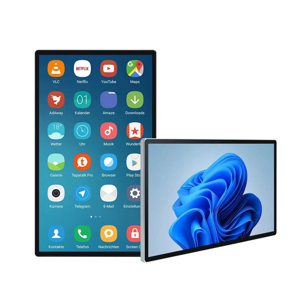 Large Pcap Touch Screen Display 21' 27' 32' Android Window Interactive Wayfinding for E-commerce