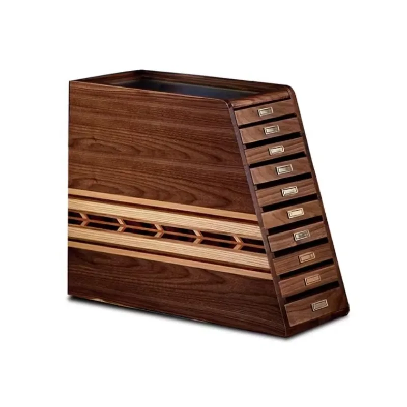 

"Ten Pumps Cabinet" Black Walnut Ten Pumps Storage Cabinet G Brand Wenwan Storage Cabinet