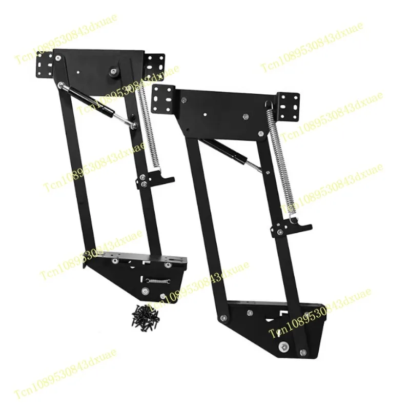 Heavy Duty Mechanism Hydraulic Lifting Spring Pull Hinge Apartment System Kitchen Cabinet Concealed Mixer Lift Up Shelf