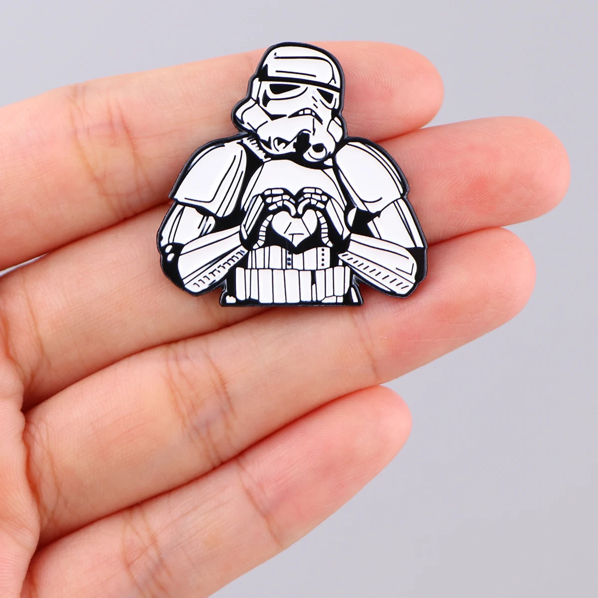 Movie Warrior Emaille Pin Cartoon Badges op Rugzak Cool Robot Broche Revers Pin Kleding Sieraden Cosplay Accessoires Geschenken Speelgoed