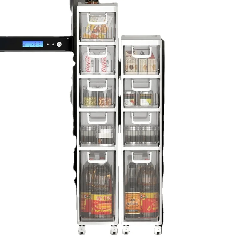 

YY Storage Cabinet Narrow-Gap Storage Cabinet Snack Multi-Layer Storage Rack Floor